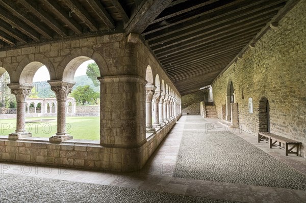 Benedictine cloisters at Abbaye Saint-Michel de Cuxa