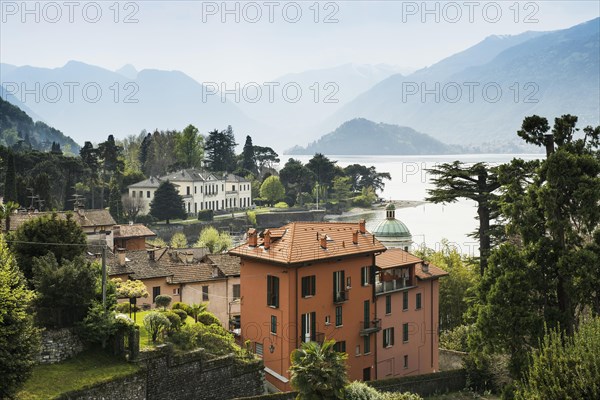 Houses on Lake Como or Lago di Como