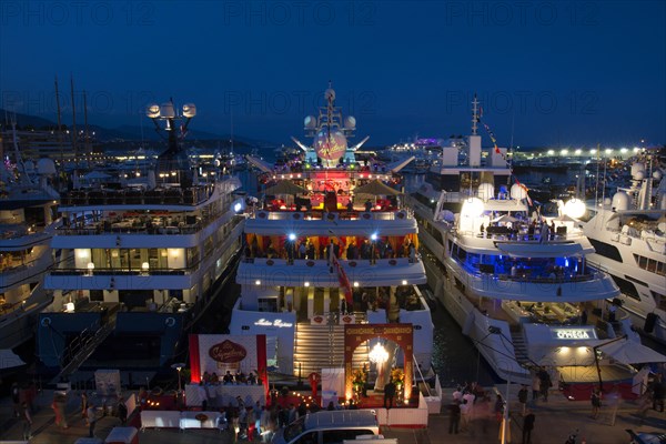 Yachts in Port Hercules or Port Hercule