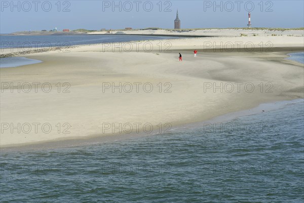 A sandbar at the harbor