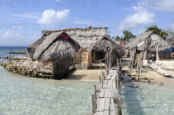 Huts on the beach