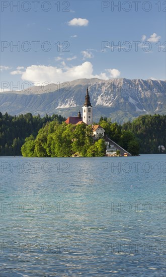 Bled island with St. Mary's Church