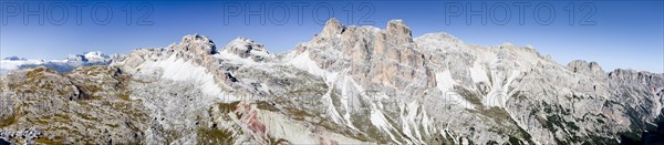 Fanesspitze Mountain and Lagazuoi Mountain