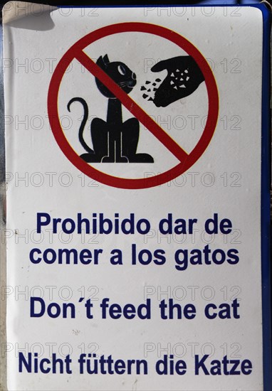 Trilingual sign