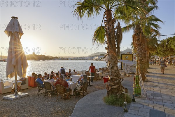 Restaurant on the Halk city beach