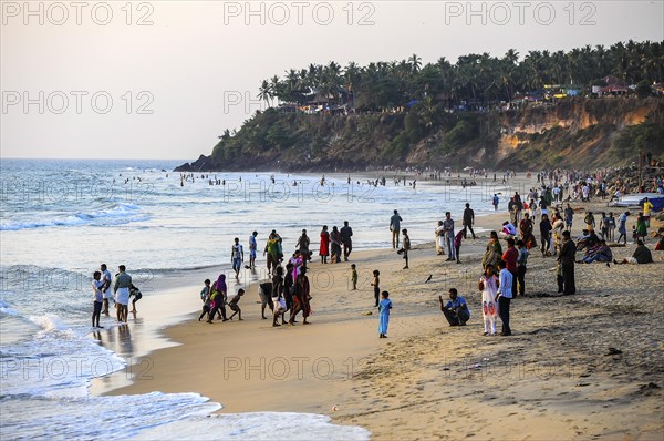 Beach with red cliffs