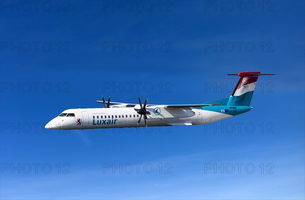 Luxair De Havilland Canada DHC-8-402Q Dash 8 in flight