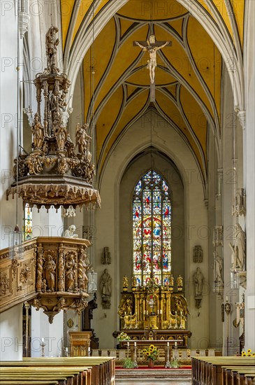 Renaissance pulpit by the Zurn Brothers