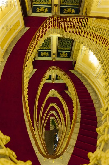 Old staircase in a historic building