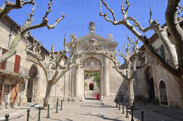 Gate of the Carthusian monastery Chartreuse du Val de Benediction