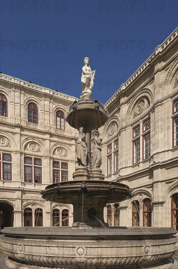 Opera fountain at the Vienna State Opera