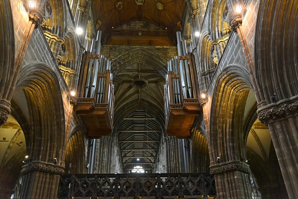 Interior with organ