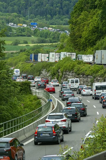 Traffic jam at Kindinger Berg