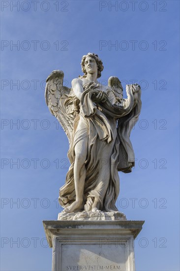 Bernini statue on Ponte Sant'Angelo bridge