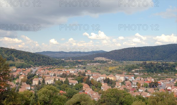 View of the historic district of SighiÈ™oara