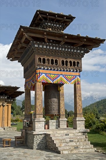 Buddhist prayer wheel