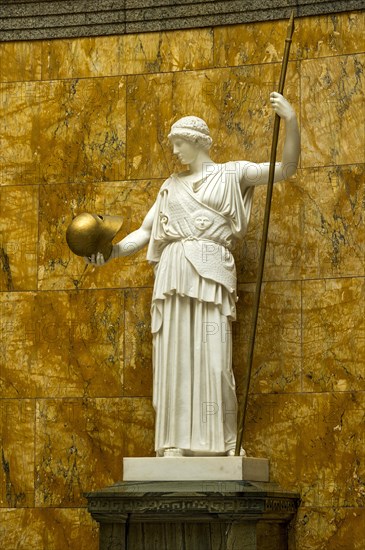 Marble statue of the goddess Athena