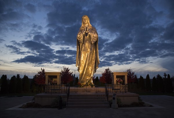 Statue 'Our Lady of the New Millennium' at the Shrine of Christ's Passion