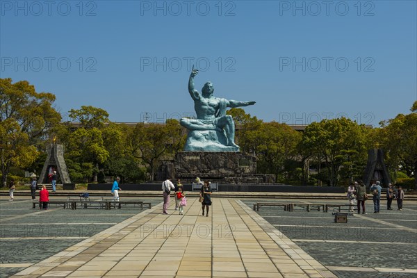Peace statue in the Peace Park