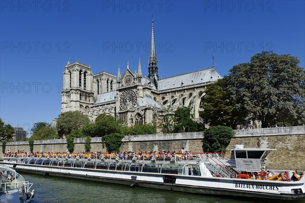 Excursion boat on the Seine