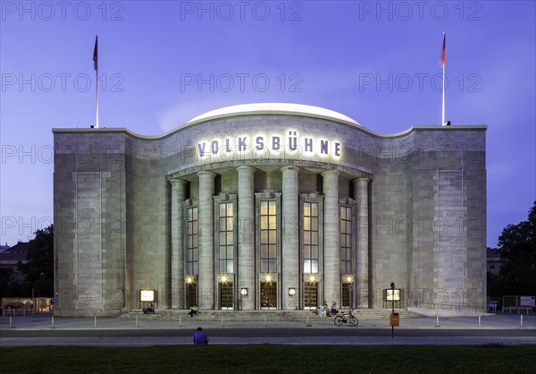 Volksbuhne Theatre at Rosa-Luxembourg-Platz square