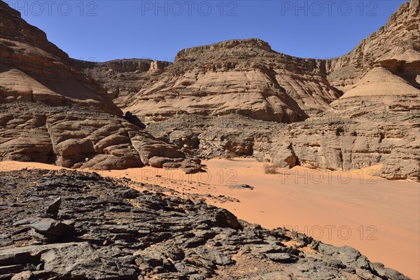 Sandstone canyon at Tiseteka