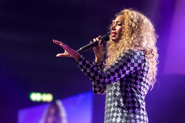 British singer Leona Lewis performing live at 'Energy Stars For Free'