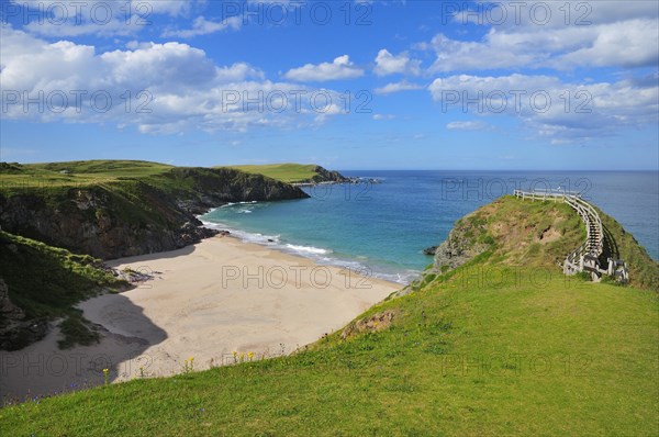 Viewpoint overlooking the beach of Sango Bay