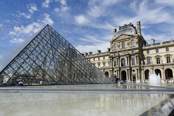 Glass pyramid