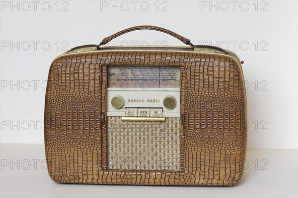 Portable radio-gramophone of the Akkord Radio brand from 1945