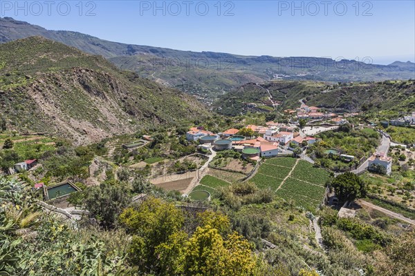 Water reservoirs in Santa Lucia