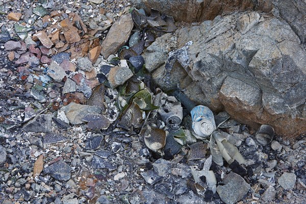 Garbage on the beach