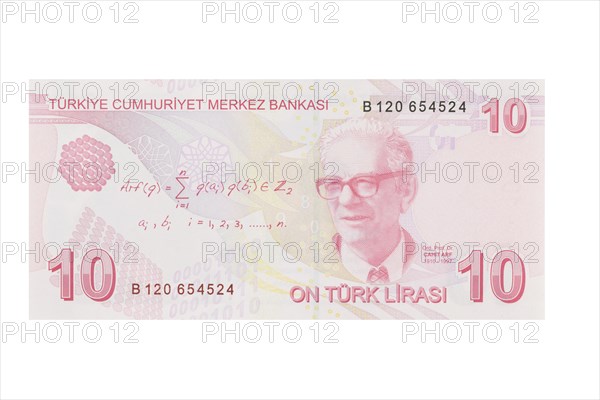 Turkish ten lira banknote