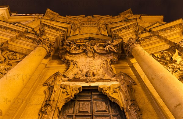 Rococo facade by Giuseppe Sardi the church of Santa Maria Maddalena