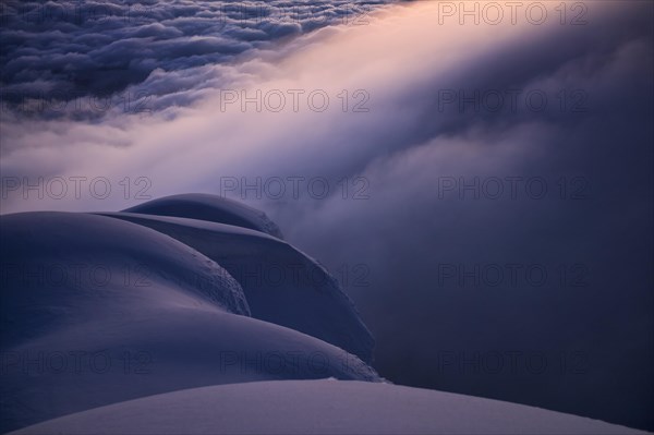 Sunrise at the summit of Cotopaxi Volcano