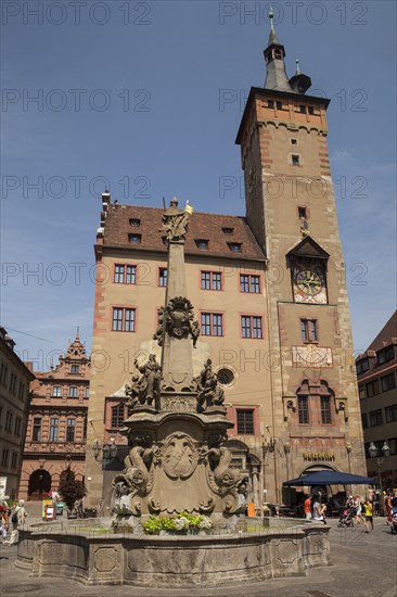 Vierrohrenbrunnen fountain