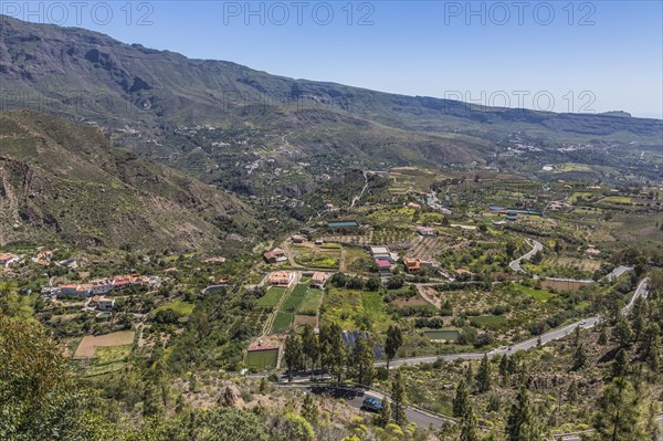 View from the Mirador of the Las Tirajanas Hotel