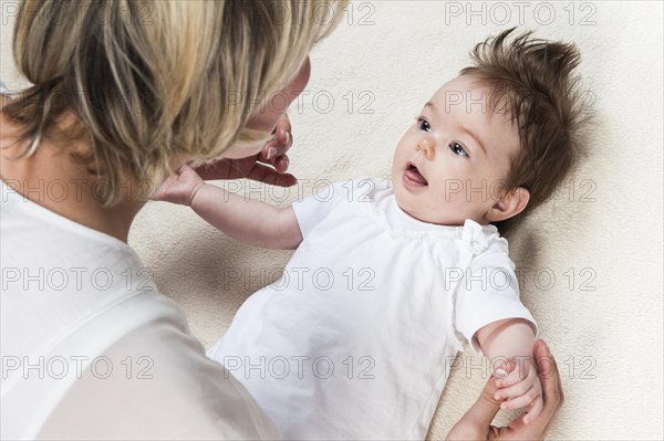 Young mother with baby