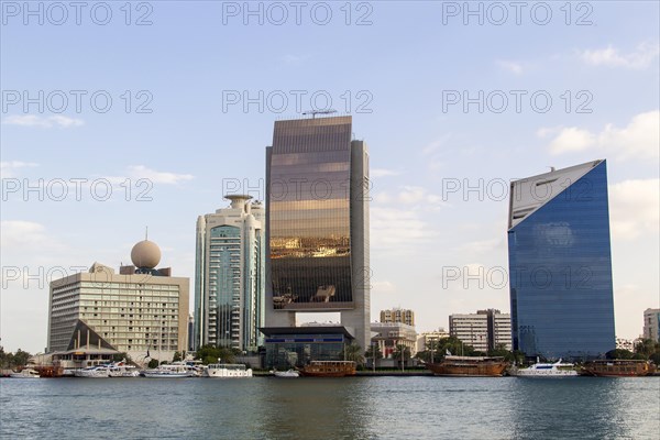 Modern architecture at Dubai Creek