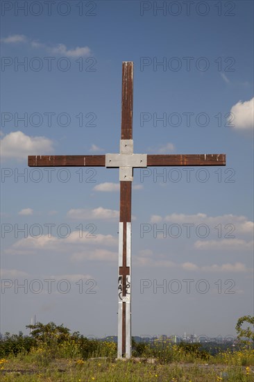 Summit cross on the Halde Pattberg heap