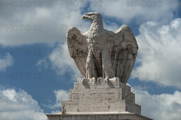 Eagle on a pedestal