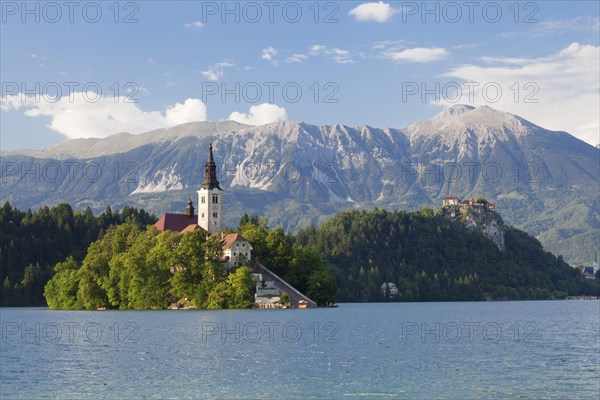 Bled island with St. Mary's Church