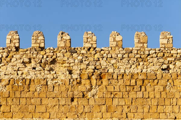 Ramparts of Venetian Koules Fortress or Rocca al Mare