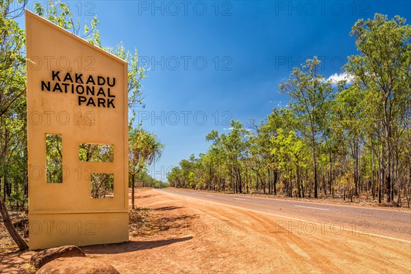 Entrance gate to Kakadu National Park