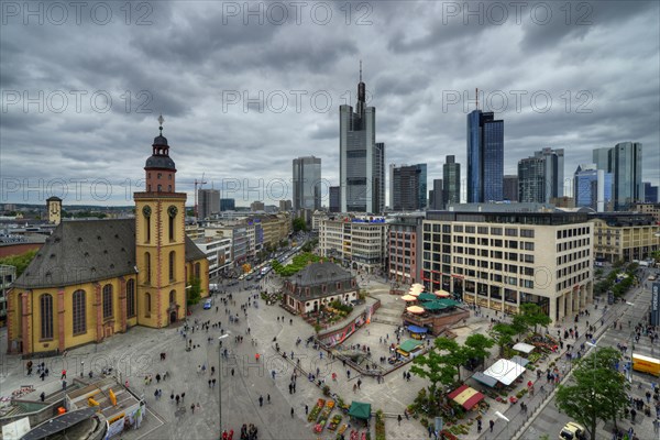 Skyline with Hauptwache square