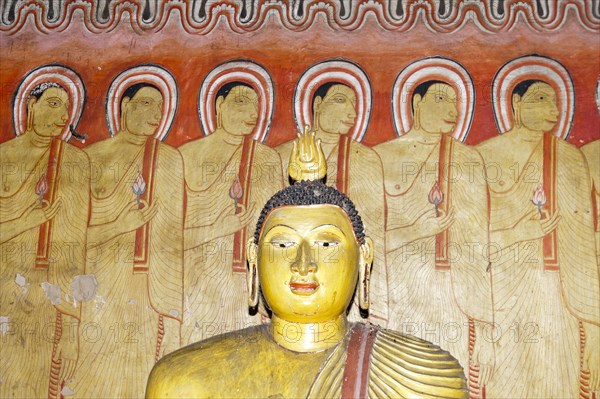 Head of a Buddha statue