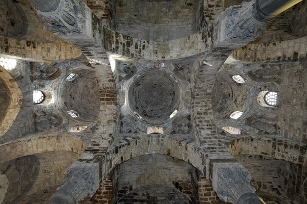 Vault with three domes