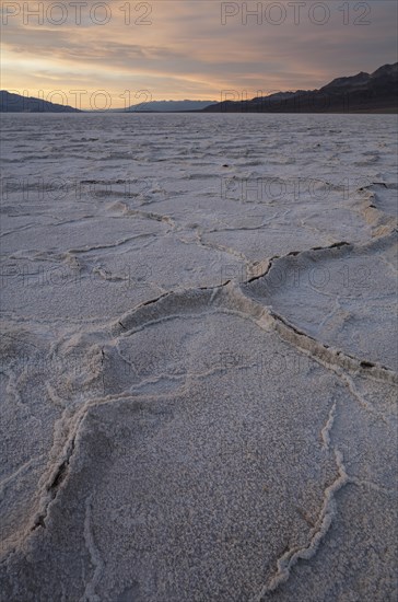 Salt crusts at the Badwater Basin