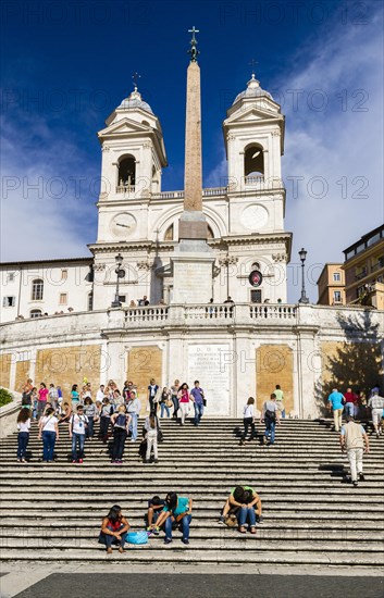 Spanish Steps or Scalinata della Trinita dei Monti