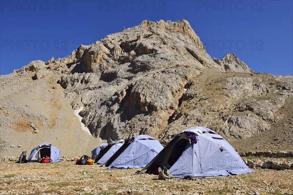 Tent camp in Maden Canyon